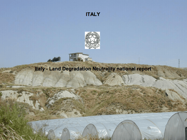 Desertificazione. Progetto pilota Italia - UNCCD