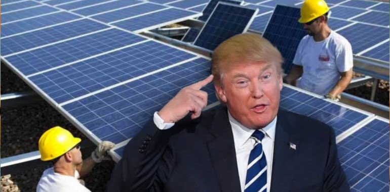 colpire rinnovabili vero obiettivo Trump