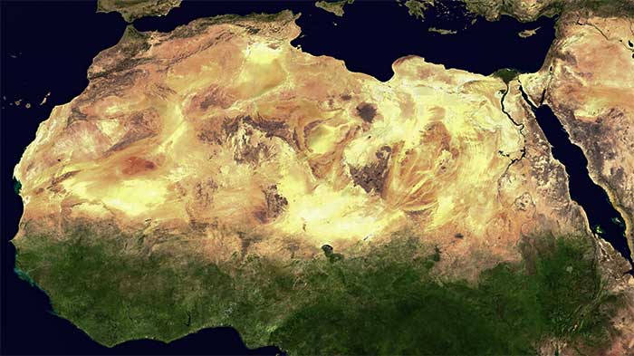Sahara deserto cresciuto in un secolo